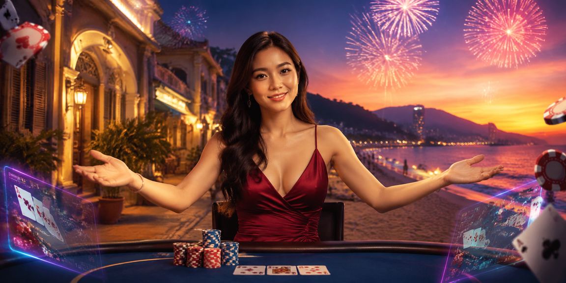 Pemain Malaysia menikmati permainan poker dan hiburan kasino di Pulau Pinang